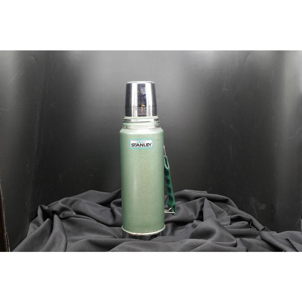 ORIGINAL  1980's Vintage  Stanley Insulated Thermos-STAINLESS STEEL drinking cup